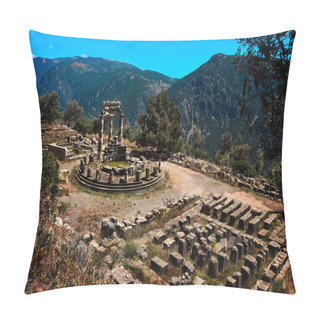 Personality Temple Of Athena Pronea-Delphi-Greece  Pillow Covers
