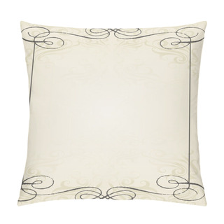 Personality  Vintage Wedding Frame Vector Background Card Pillow Covers