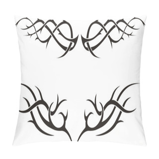 Personality  Tribal Vector Tattoo Pillow Covers