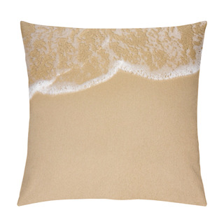 Personality  Wave On Clear Sand Beach Pillow Covers