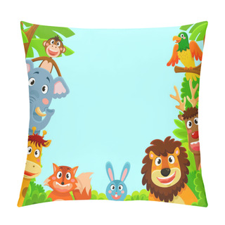 Personality  Animals Frame Pillow Covers