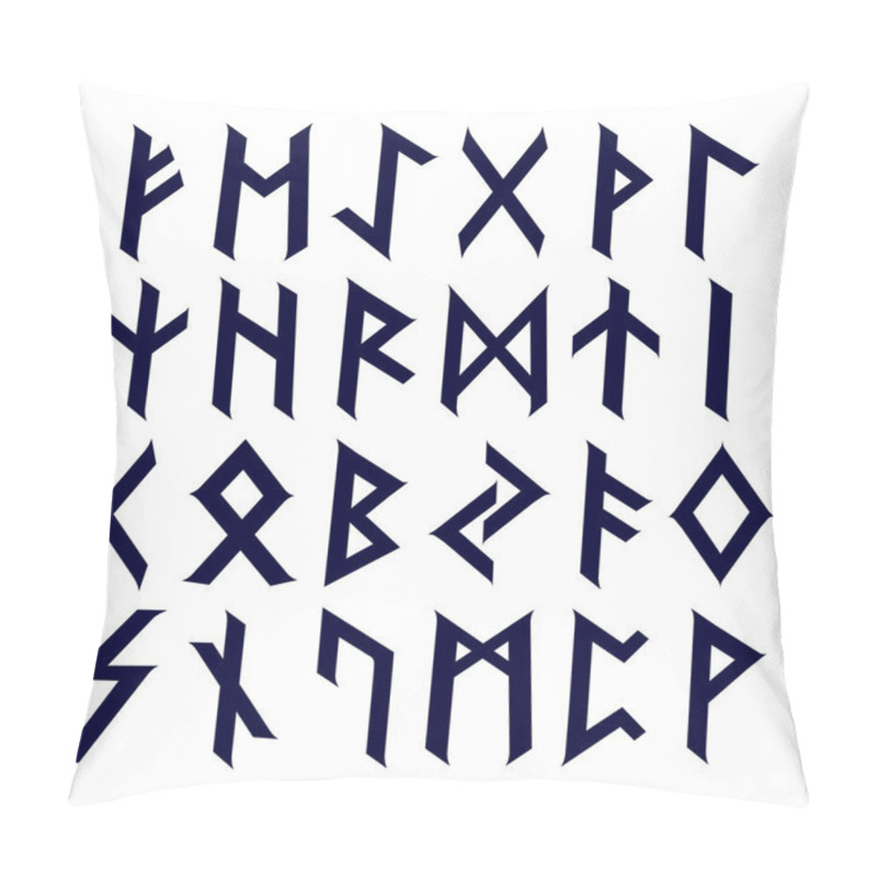 Personality  Caltic Runes Abc Pillow Covers