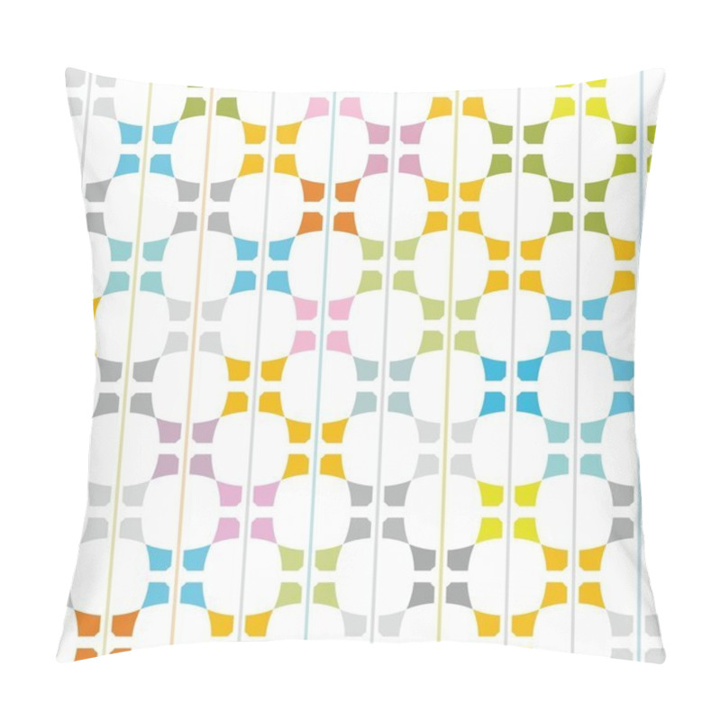 Personality  Pattern Colorful Elements On A White Background. Pillow Covers