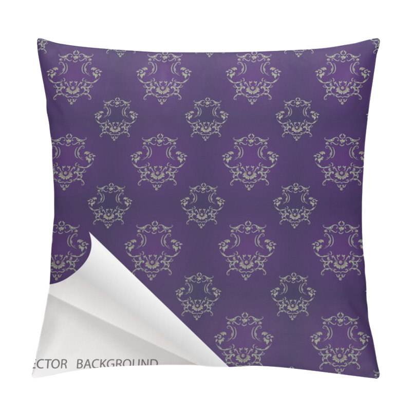 Personality  vintage background. vector design pillow covers