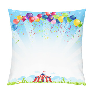 Personality  Traveling Circus Pillow Covers