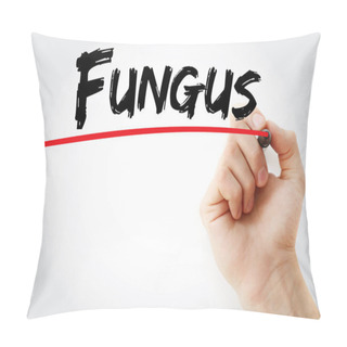 Personality  Hand Writing Fungus With Marker Pillow Covers
