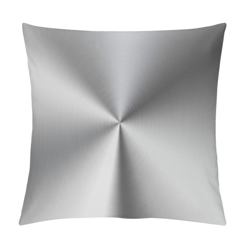 Personality  Shiny stainless steel metal background pillow covers