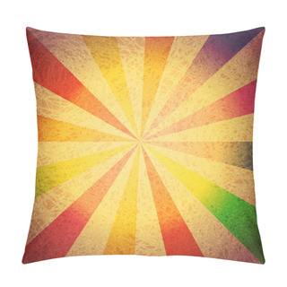 Personality  Vintage Striped Grunge Vector Background Pillow Covers