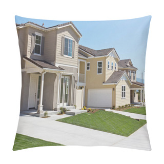 Personality  Row Of New Homes Pillow Covers