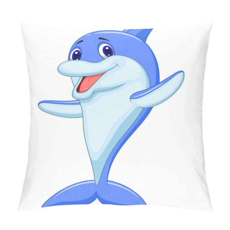 Personality  Cute dolphin cartoon pillow covers