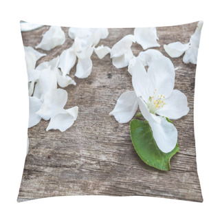 Personality  Apple-tree Flowers On Wood Pillow Covers