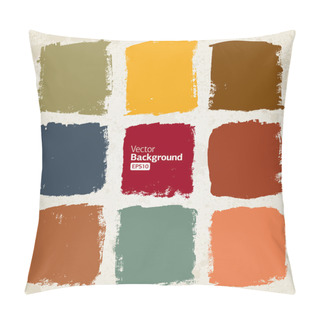 Personality  Grunge Colorful Squares Pillow Covers
