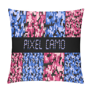 Personality   Pixel Camo Seamless Pattern Pillow Covers
