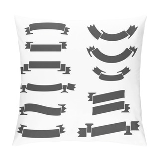 Personality  Ribbons And Banners Pillow Covers
