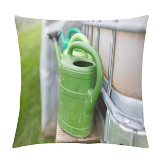 Personality  Watering Cans At Farm Water Tank Pillow Covers