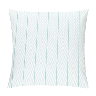 Personality  White And Teal Zigzag Textured Fabric Pattern Background Pillow Covers