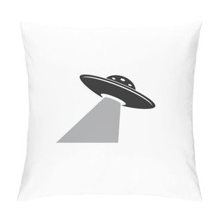 Personality  UFO Vector Logo Template Illustration  Pillow Covers