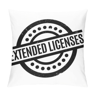 Personality  Extended Licenses Rubber Stamp Pillow Covers