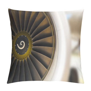 Personality  Turbine Of Airplane Pillow Covers