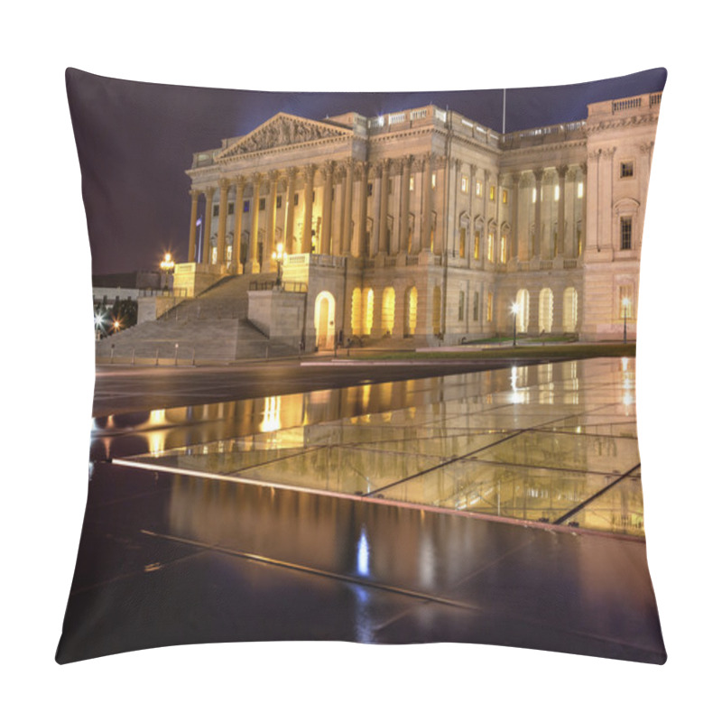 Personality  House of Representatives Relfection US Capitol North Side  Night pillow covers
