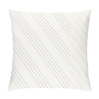 Personality  Seamless Dotted Pattern With Shiny Gradient Pillow Covers
