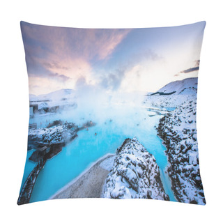 Personality  Blue Lagoon Hot Spring Spa. Pillow Covers