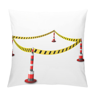 Personality  Empty Fenced Restricted Area Pillow Covers