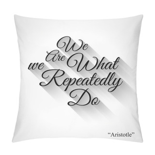 Personality  Inspirational Typo Text With Retro Style Pillow Covers