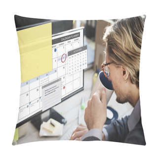 Personality  Schedule, Planner Task Concept  Pillow Covers