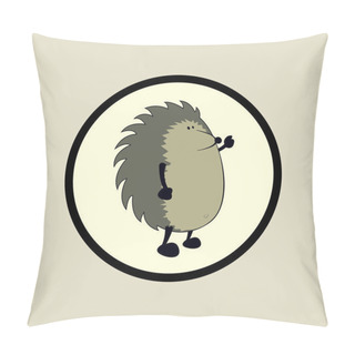 Personality  Cute Hedgehog Logo Pillow Covers