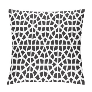 Personality  Seamless Vector Symmetrical Arabic Islamic Pattern Background Pillow Covers