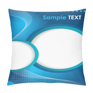 Personality  Vector Business Brochure, Flyer Template Pillow Covers
