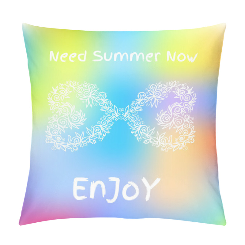 Personality  color summer background pillow covers