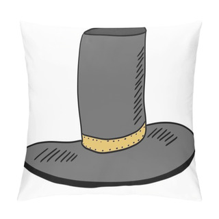 Personality  Hand Drawn Hat Pillow Covers