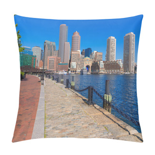 Personality  Boston Skyline From Fan Pier Sunlight Massachusetts Pillow Covers