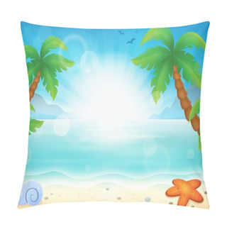 Personality  Beach Theme Image 8 Pillow Covers