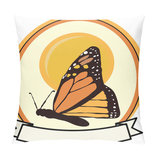 Personality  Colorful Monarch Butterfly Ad Pillow Covers