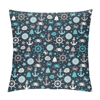 Personality  Seamless Sea Pattern Pillow Covers