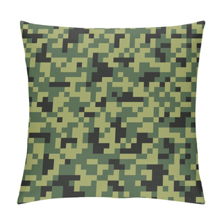 Personality  Digital Pixel Camouflage Seamless Pattern  Pillow Covers