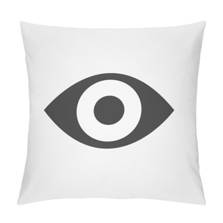 Personality  Eye Icon, Flat Design Pillow Covers