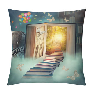 Personality  Upstairs To The Magic Land Pillow Covers