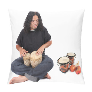 Personality  Ethnic Drummer Pillow Covers