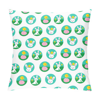 Personality  Cute Easter Pattern Pillow Covers