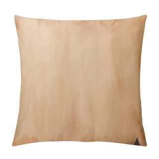 Personality  Top View Of Old Textured Parchment Paper  Pillow Covers
