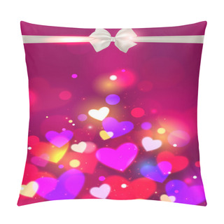 Personality  Happy Valentine's Day Glow Background Pillow Covers