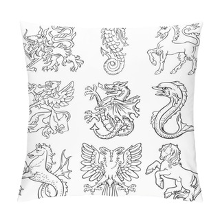 Personality  Heraldic Monsters Vol I Pillow Covers