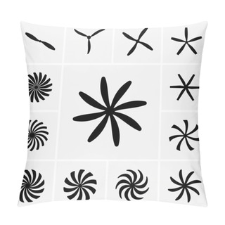 Personality  Propeller Icons Pillow Covers