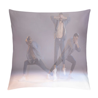 Personality  Young Man Dancing Pillow Covers