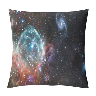Personality  Nebula And Galaxies In Space. Abstract Cosmos Background Pillow Covers