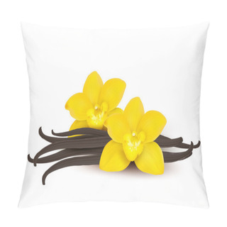 Personality  Vanilla Background. Vector. Pillow Covers